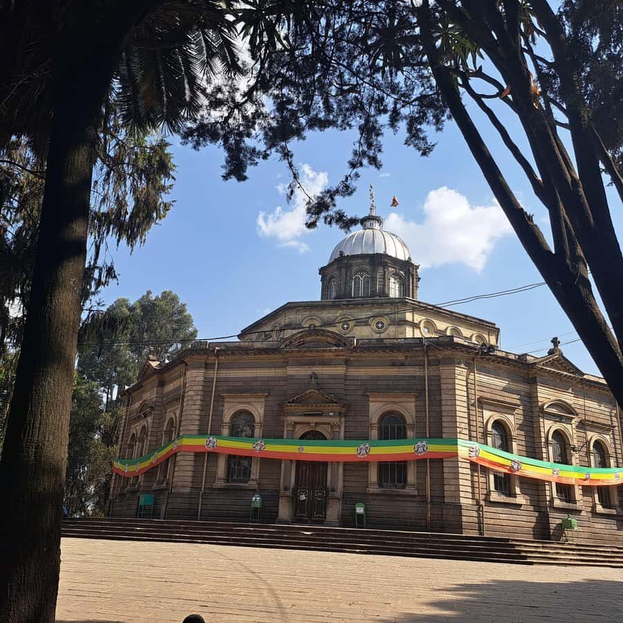 Addis Ababa at a Glance - Monuments and photo stops: Tiglachin, old rail, and the African headquarter building